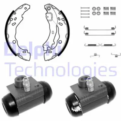 DELPHI KP1128 Fren Pabuc Kıtı Arka Lancıa Ypsılon  10/03> 