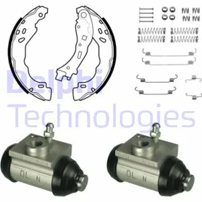 DELPHI KP1147 Fren Pabuc Kıtı Arka Cıtroã‹n C3c4 Cactusc Elysee // Peugeot 20830103/2012> 1613191680