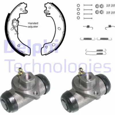 DELPHI KP817 Fren Pabuc Kıtı Arka Ford Courıer Fıesta 02/89>97 