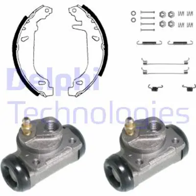 DELPHI KP830 Fren Pabuc Kıtı Arka Cıtroen Xsara Zx / Peugeot 306 07/92> 42416F 42418R