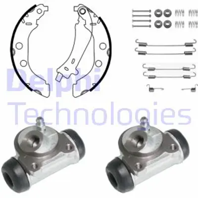 DELPHI KP904 Fren Pabuc Kıtı Arka Peugeot 406 10/95>03/04 427108