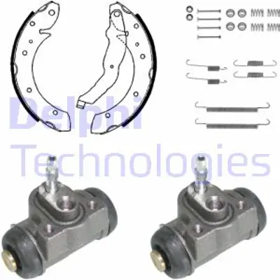 DELPHI KP910 Fren Pabuc Kıtı Arka Bmw 316 318 02/94>04/01 