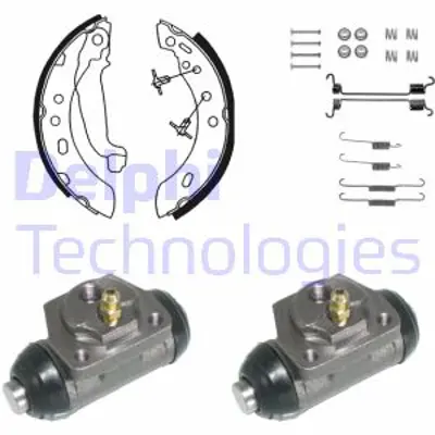 DELPHI KP914 Fren Pabuc Kıtı Arka Nıssan Mıcra 01/93>06/00 