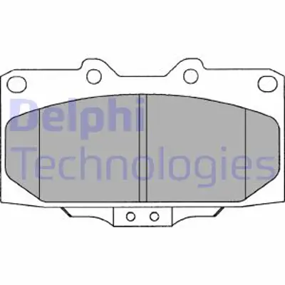 DELPHI LP1020 Fren Balatası On  200 Sx 04/1994 > 26296FE090 D106074F92