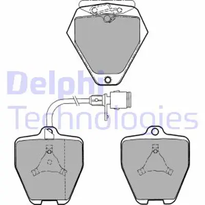 DELPHI LP1024 Fren Balatası Ön Audı 100. A8 91 09/98 8D0698151K