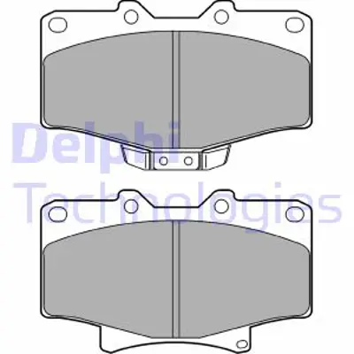 DELPHI LP1070 Fren Balatası On Toyota 4 Runner 09/91>03/96 449135241