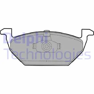 DELPHI LP1104 Fren Balatası Ön Audı A2 / Vw Bora. Jetta 08/98 1J0698151A 1JE698151B