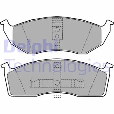 DELPHI LP1164 Fren Balatası On  Neon 2001 > 
