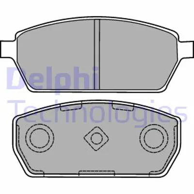 DELPHI LP1430 Fren Balatası Ön Suzukı Supercarry 01/95 12/98 5520062874