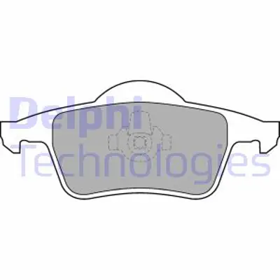 DELPHI LP1504 Arka Balata Volvo S60 2000-2010 S80 1998-2006 V70 97-07 Xc70 97-07 S70 97-00 86349255