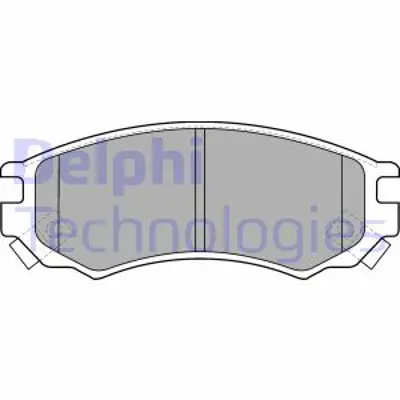 DELPHI LP1506 Fren Balatası On Nıssan Almera 07/96>09/99 D10600N685