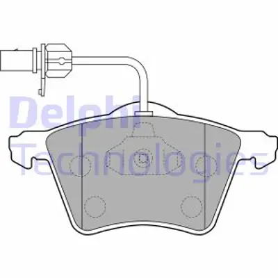 DELPHI LP1529 Fren Balatası On Vw Caravelle Transporter 05/96> 7D0698151A