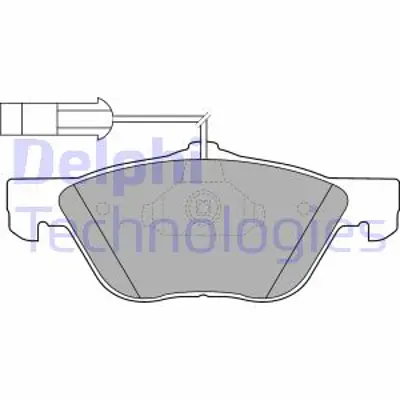 DELPHI LP1537 Fren Balatası On Fıat Punto 07/03>11/05 9951030