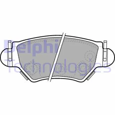 DELPHI LP1553 Arka Fren Balatası (Dısklı Frenler) Astra G Zafıra A 9198598 S4521006