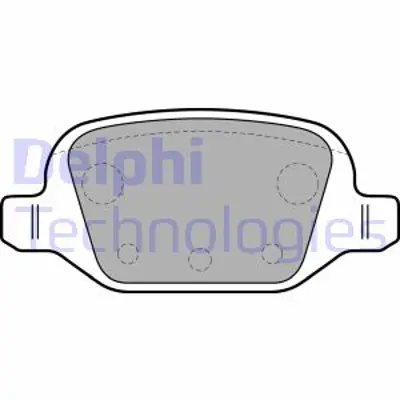 DELPHI LP1678 Arka Fren Balatası Fıat 500 1,4 Abarth 08 / 08> Fıat 500c 1,4 Abarth 09 / 09> 77364961 9949335