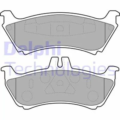 DELPHI LP1692 Fren Balatası Arka Mercedes Ml230. Ml270. Ml320. Ml430 98 06/05 A1634201420