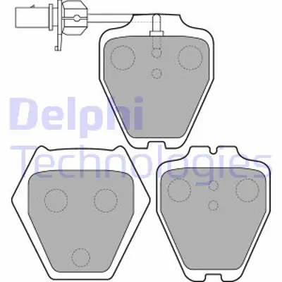 DELPHI LP1703 Fren Balatası On Audı A6 Allroad S4 S6 98> 4B3698151 4B3698151B