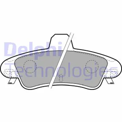 DELPHI LP1725 Fren Balatası Arka Ford Cougar Mondeo 98> XS7J2M008AB