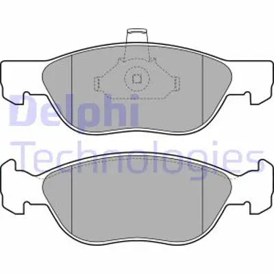 DELPHI LP1734 Fren Balatası On Fıat Punto 09/99>11/05 9949555