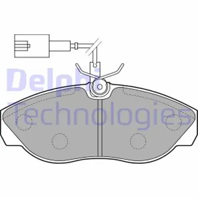 DELPHI LP1748 Fren Balatası Ikaz Fıslı On  Jumper Relay  Ducato  Boxer  09/1999 > 07/2006 9948626 E172354