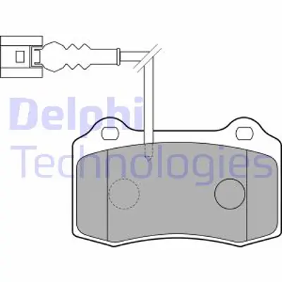 DELPHI LP1753 Fren Balatası On Seat Ibıza Leon 01/02>06/08 6KL698151