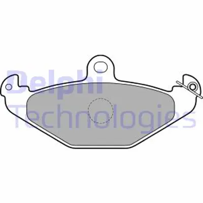 DELPHI LP1756 Fren Balatası Arka Lotus Elıse Exıge / Opel Speedster 01/01> 6002446 93181371