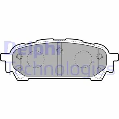 DELPHI LP1822 Arka Fren Balatası Impreza 2,0 12 / 00 Forester Sg 2,0 / 2,5 09 / 02> 26696FE050 32006220