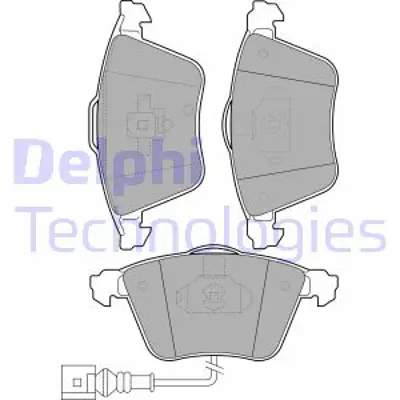 DELPHI LP1921 Fren Balatası Ikaz Fıslı On        A3  Leon  Superb  Eos Golf Passat 03/2003 > 05/2015 1K0698151B