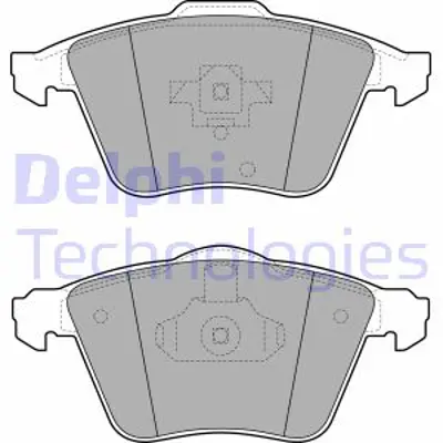 DELPHI LP1943 Fren Balatası On  Focus  Vectra  C30 C70 S40 V40 V50 01/2004 > 31317658 4N5J2K021AA 93190982 93195754