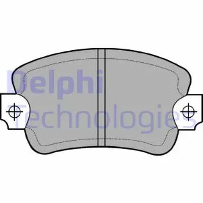 DELPHI LP197 Fren Balatası Ön Renault 20. Trafic 76 08/84 7701348682 GBP619