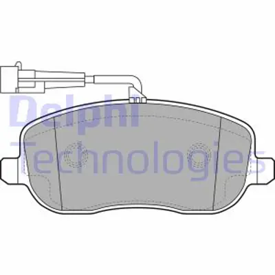DELPHI LP2024 Fren Balatası On Fıat Croma 06/05> 77363627
