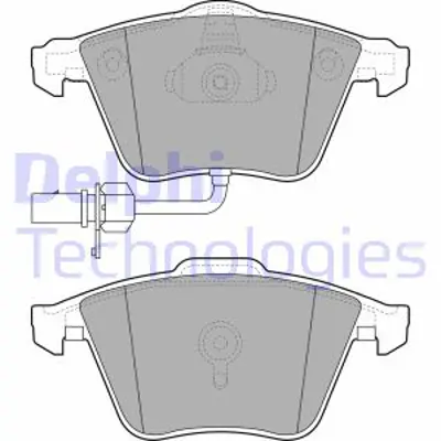 DELPHI LP2032 Fren Balatası On Audı S3 Tt / Seat Leon 10/06> 8J0698151F 8P0698151 8P0698151A