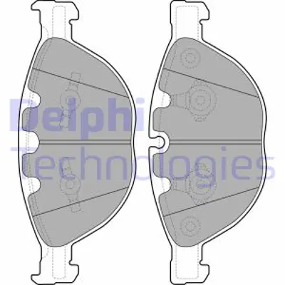 DELPHI LP2041 Fren Balatası On   Jaguar 535 550 650 750 M5  Xkr 03/2005 > 06/2011 34112339272 T2R7248