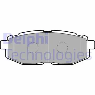 DELPHI LP2076 Fren Balatası Arka Subaru Forester Legacy Trıbeca 01/2005 > 26696XA011 SU00304325