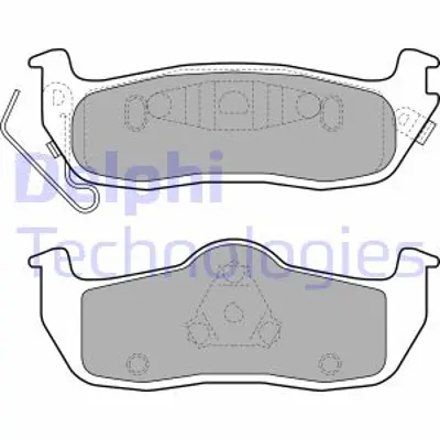 DELPHI LP2109 Fren Balatası Arka Nıssan Navara 07/05 D40609FE0A