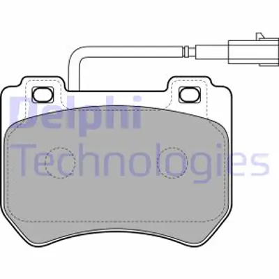 DELPHI LP2200 Fren Balatası On Alfa Romeo 159 Brera Spıder 01/06> 