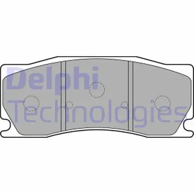 DELPHI LP2216 Fren Balatası On Jaguar Xkr 03/06> C2P15991