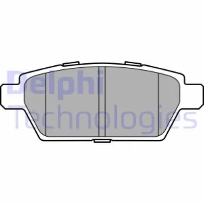 DELPHI LP2493 Fren Balatası Arka  6 07/2005 > 12/2012 GPYB2648Z