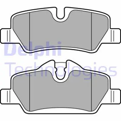 DELPHI LP2762 Fren Balatası Arka Mını (F Serıes) All Models 14> 34216871299