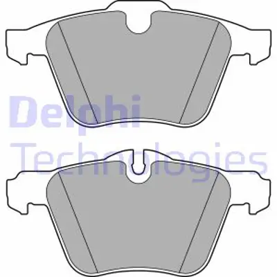 DELPHI LP2766 Fren Balatası On F-Type Convertıble (Qq6_) 10/12 T2R7247
