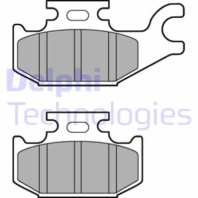DELPHI LP3191 Fren Balatası On Renault Twızy Electrıc 04/12> 410607828R