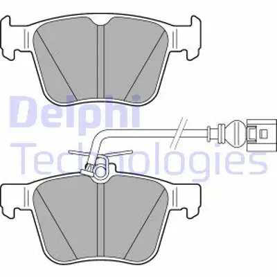 DELPHI LP3267 Arka Balata Vw Golf Vıı 2014 Touran T-Roc 2018 Audı A3 2014 2020 Q2 2016 Tt 2018 Seat Ateca 2016 Leo 8V0698451K