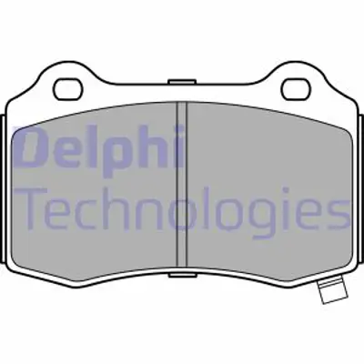 DELPHI LP3281 Fren Balatası - Chrysler 300c Hyundaı Genesıs Coupe Jeep Grand Cheroke Tesla Roadster S X 09/0 583022MA10 600645300A