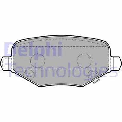 DELPHI LP3296 Fren Balatası Arka Chrysler Grand Voyager 10/2007 68192439AB 7B0698451G