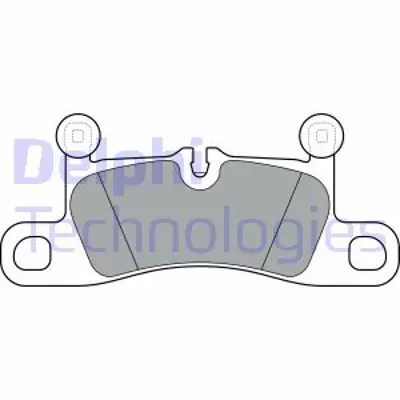 DELPHI LP3298 Fren Balatası Arka 911 9Y0698451J