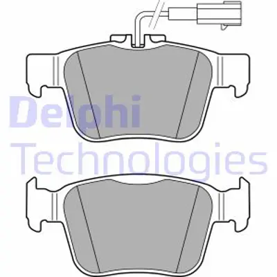 DELPHI LP3311 Arka Balata Alfa Romeo Giulia 2.0/2.2d 2015 Stelvio 2.0/2.2d 2015 Maserati Levante Suv 3.0d Q4 673004626