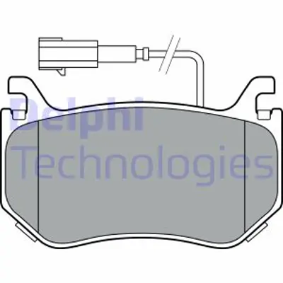 DELPHI LP3381 Fren Balatası Arka Gıulıa-Stelvıo 