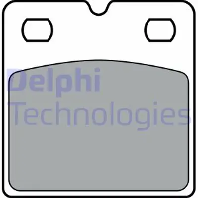 DELPHI LP3405 Fren Balatası Arka S 09/2012 > 100346000B