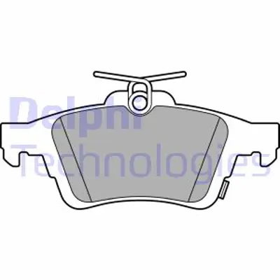 DELPHI LP3600 Arka Fren Balatası Focus Iıı 2.3 Rs Awd 15> G1FY2M008AC