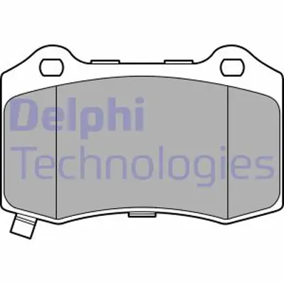 DELPHI LP3676 Arka Fren Balatası Camaro-Grand Cherokee-Model X 09-2004 68399102AB 89047744